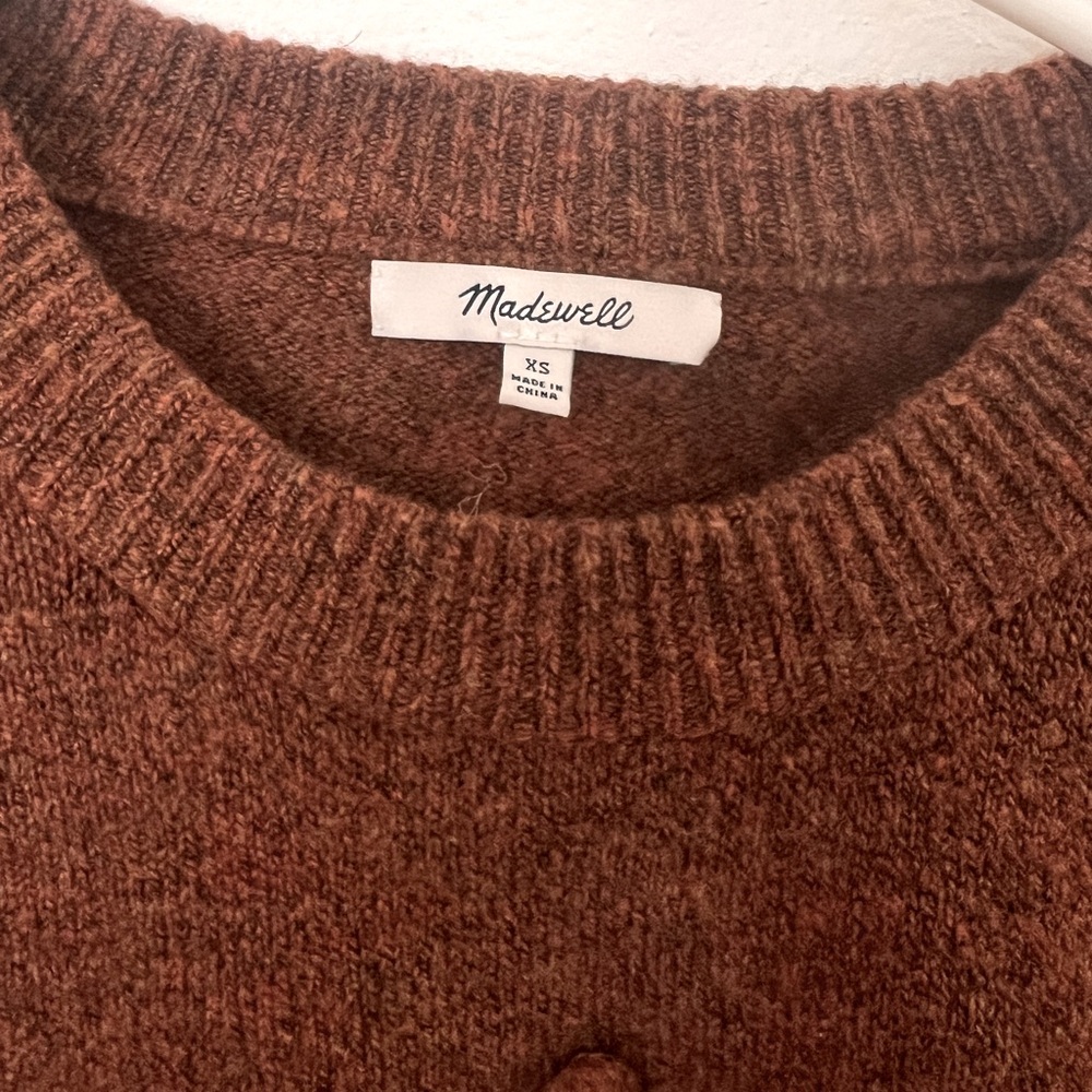 Madewell bobble Pom Pom sweater - Picture 3 of 5